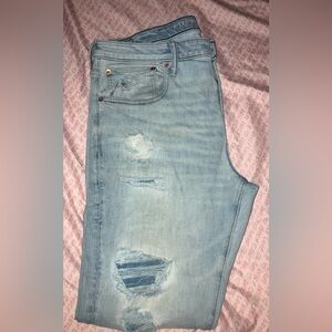 American Eagle Outfitters Sky Blue Relaxed Jeans